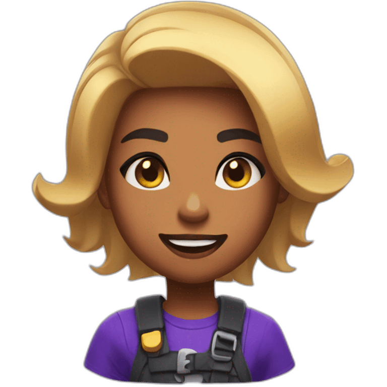 Janet from brawl stars emoji