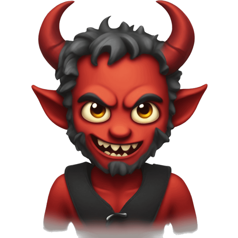 Cute Devil demond monster emoji