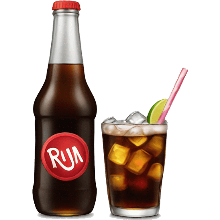 Rum and coke  emoji