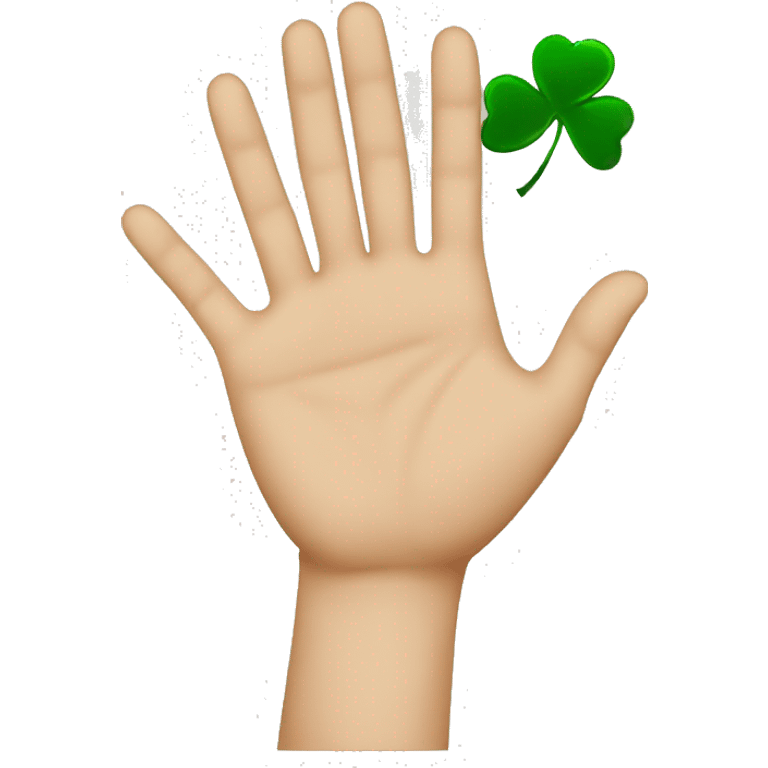 irish hand emoji