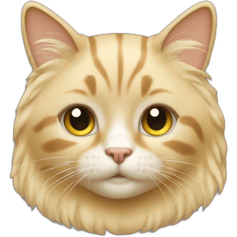 Cat with blondy hair emoji