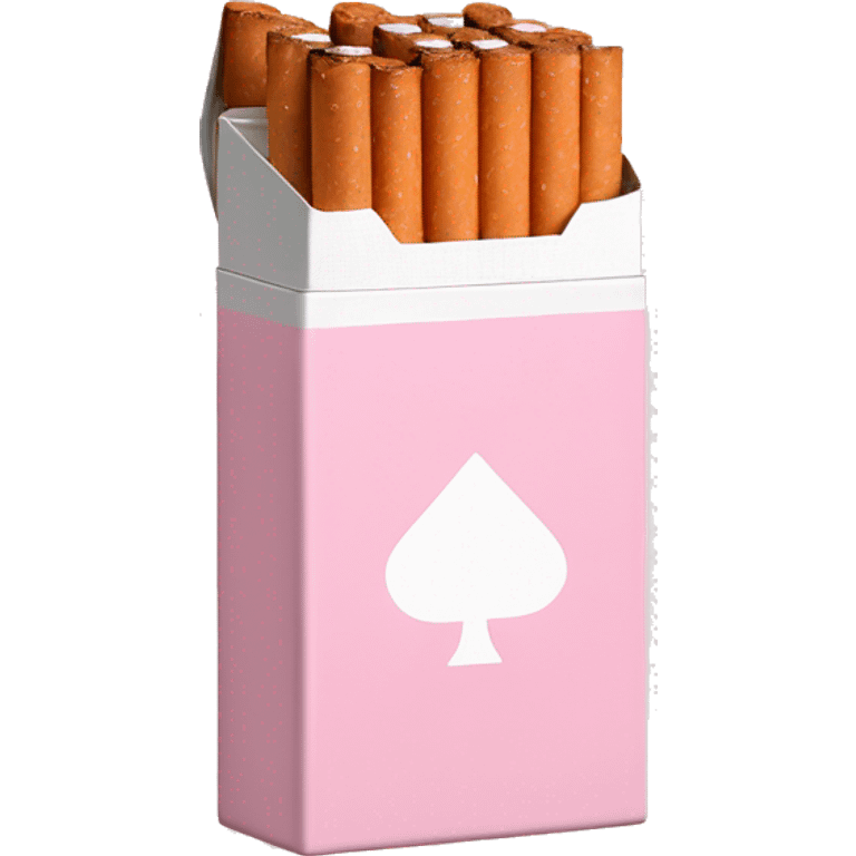 baby pink pack of cigarettes emoji