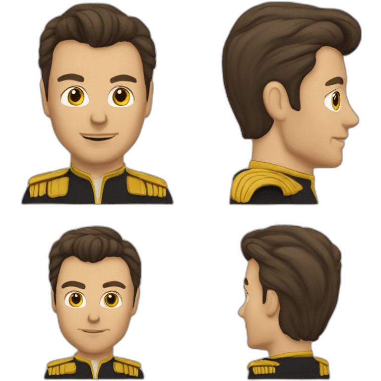 kaptain Kirk von Raumschiff Enterprise emoji