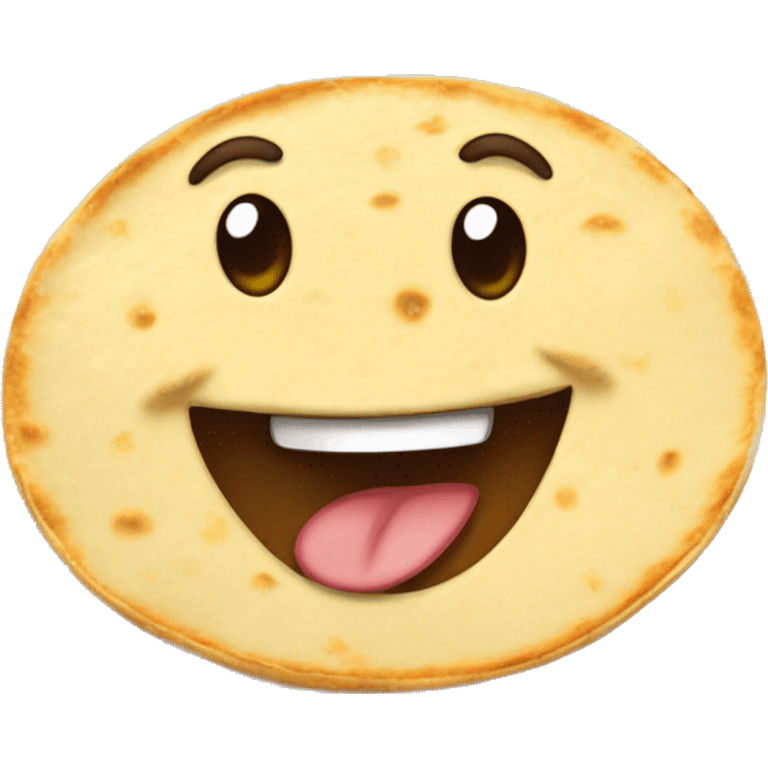 happy tortilla emoji