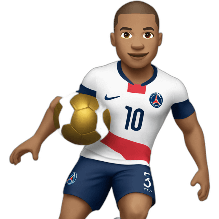 kylian mbappe, psg, buff, world cup, soccer emoji