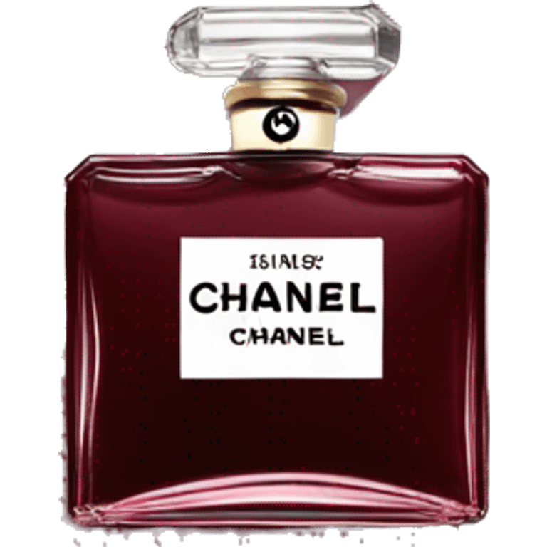 Chanel perfume burgundy emoji