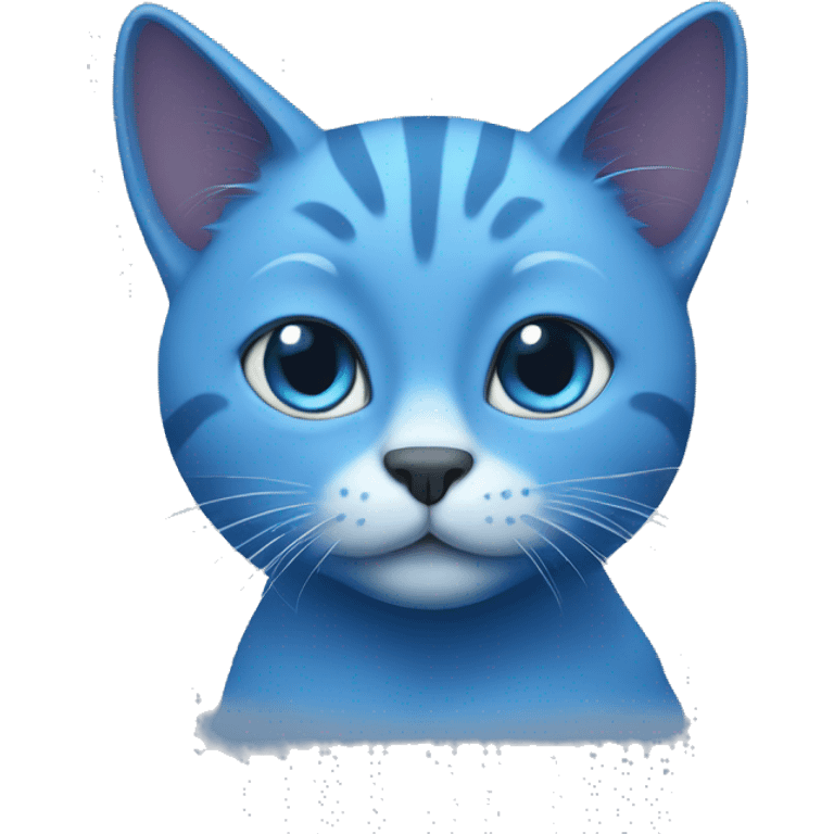 blue cat emoji