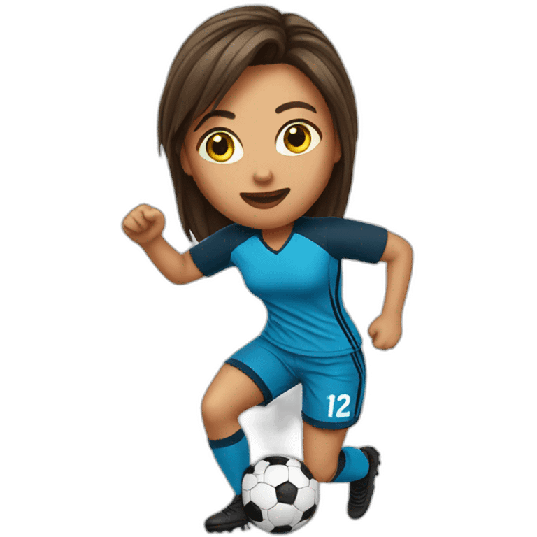 soccer tricks women emoji