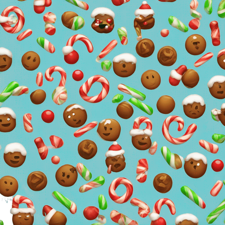 Christmas candies emoji