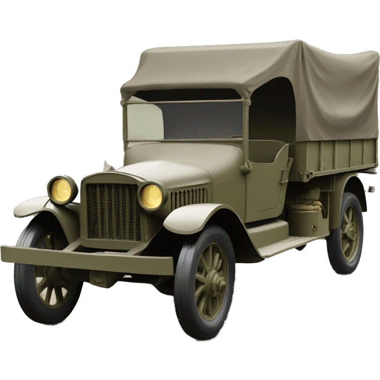 1918 Us Army Truck emoji