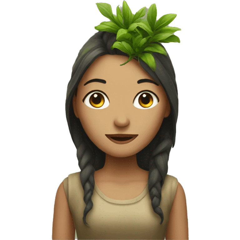 Plant woman emoji