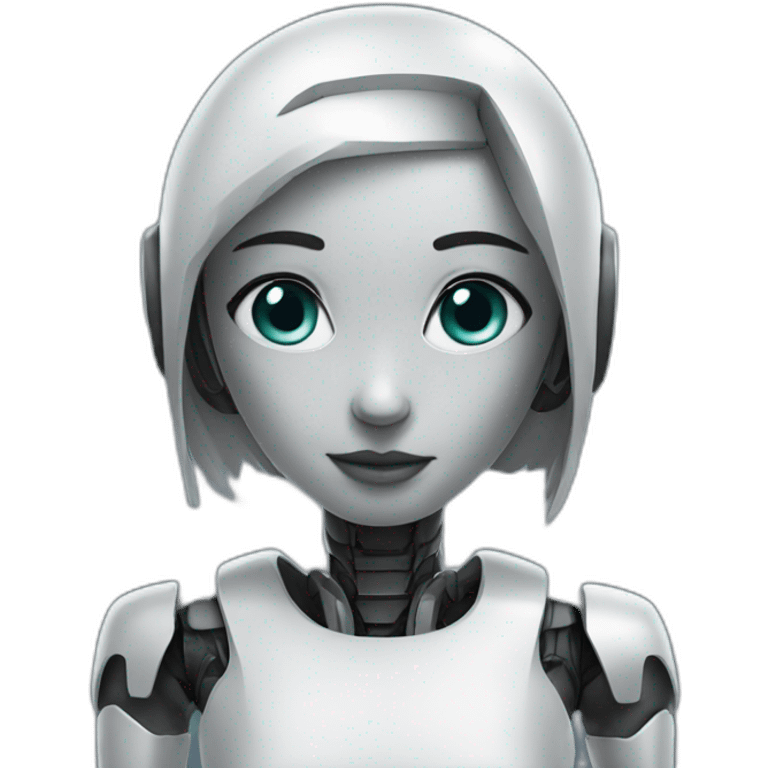 robot girl emoji