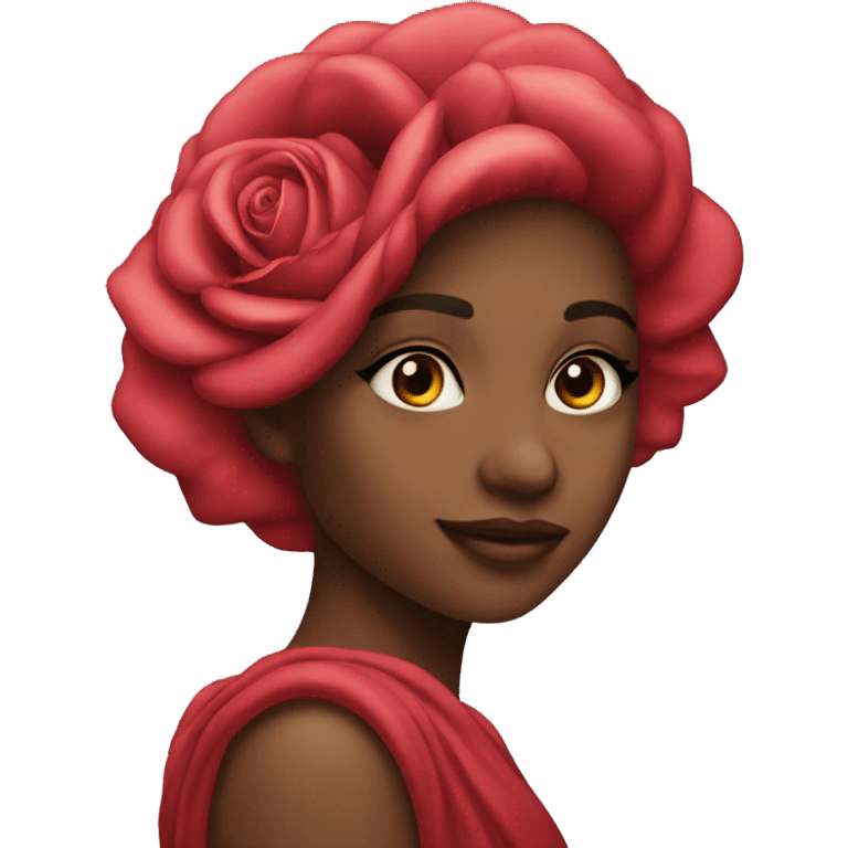 rose red beauty emoji