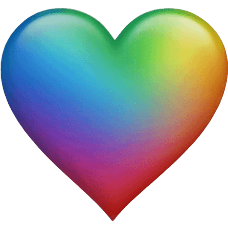 Rainbow heart emoji