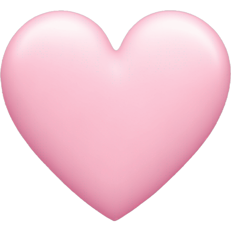 Pink pastel heart emoji