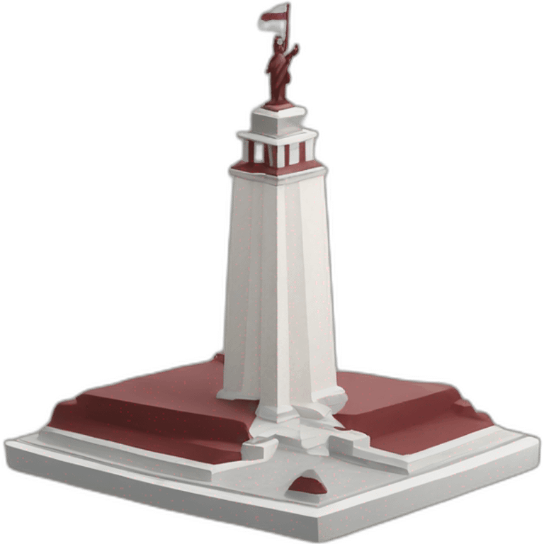 latvian monument of freedom emoji