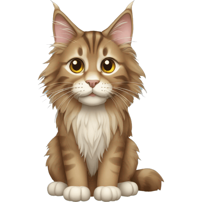 maine coon cat emoji