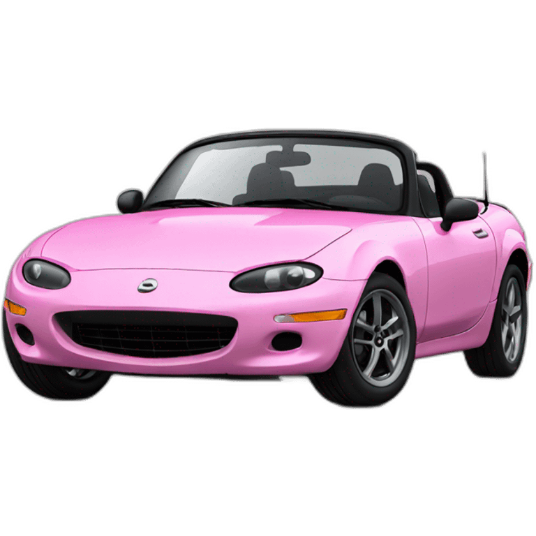 pink miata emoji