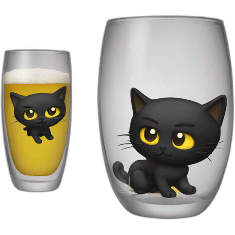 ninja cat glass emoji