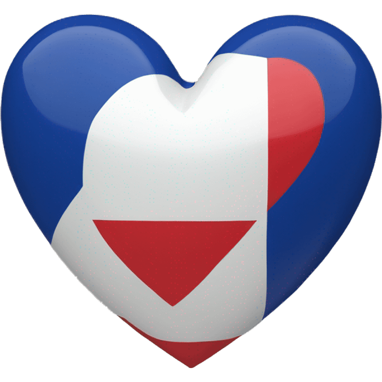 French flag heart emoji