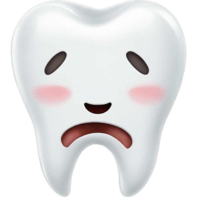 tooth with caries emoji