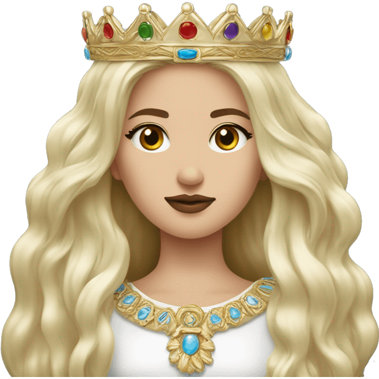 Un jolie sacrée de Birmanie avec une couronne  emoji