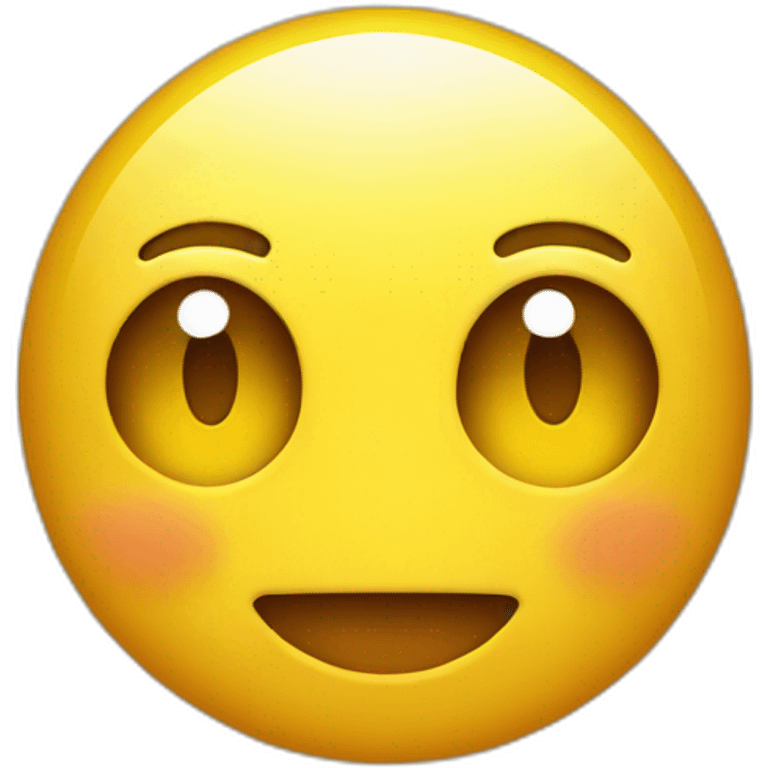 ios yellow face emoji smiling and showing the bird emoji