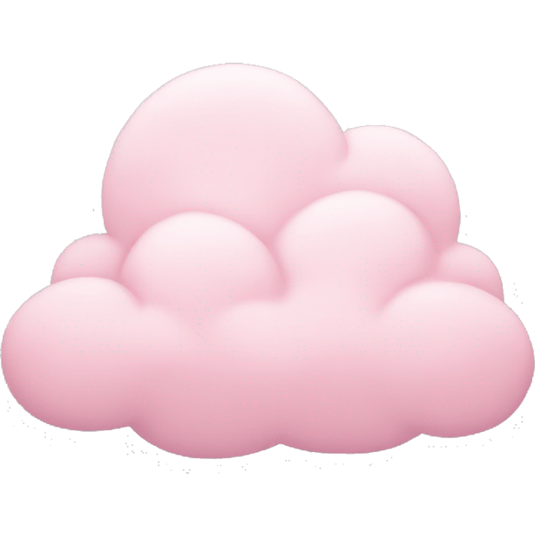 Light pink cloud emoji