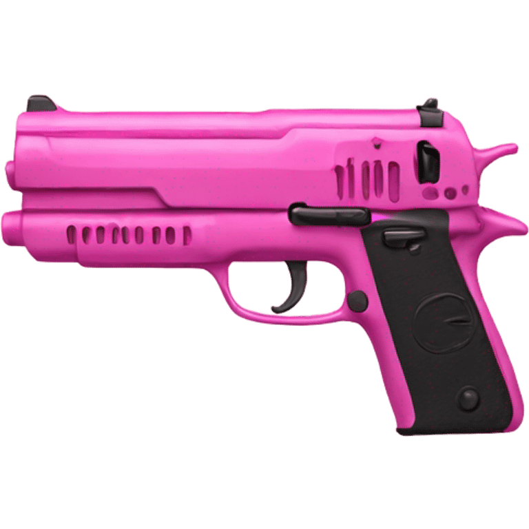 Pink gun emoji