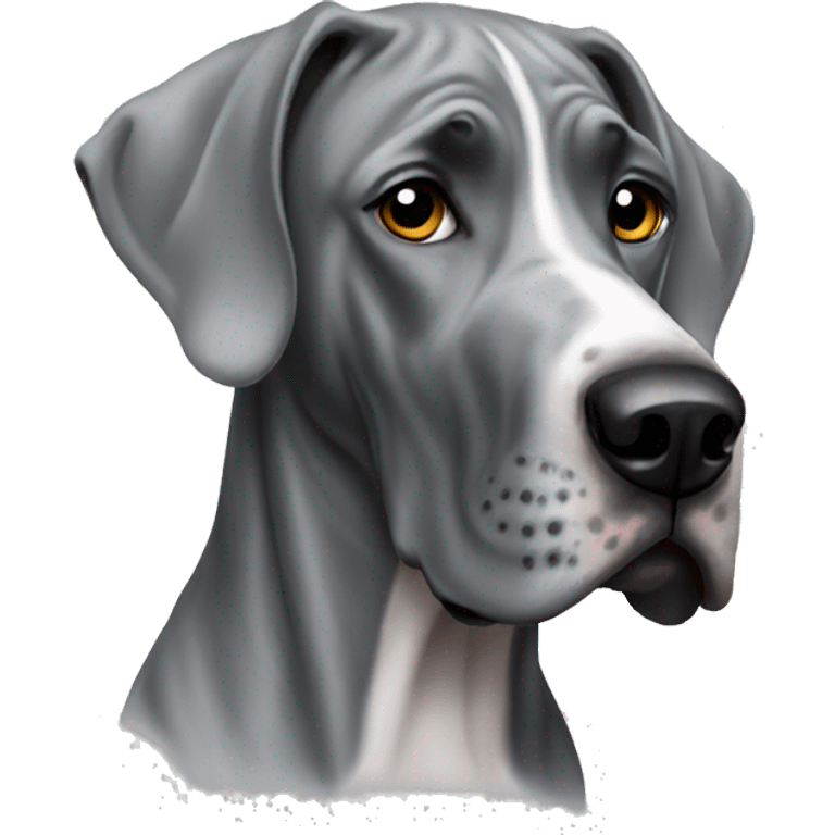 great dane grey emoji