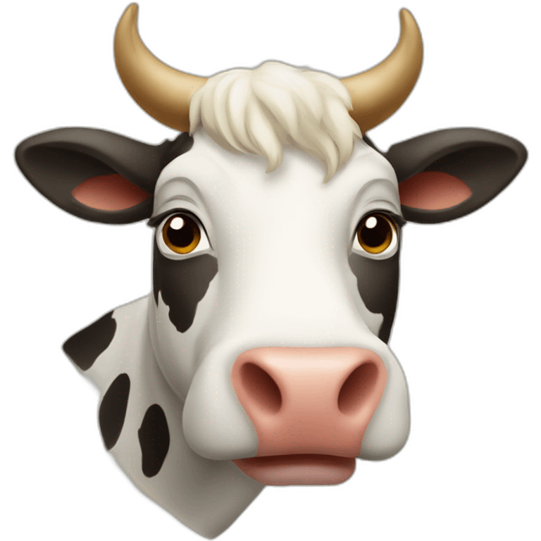 Vache sur taureau emoji