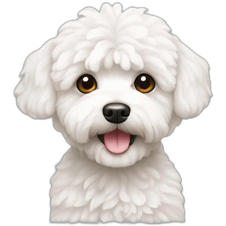 white maltipoo emoji