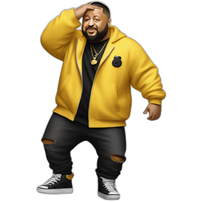 fat dj khaled dancing emoji