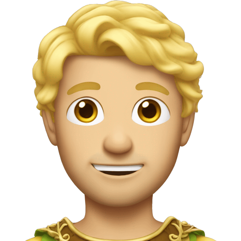 blonde man in fairy costume emoji