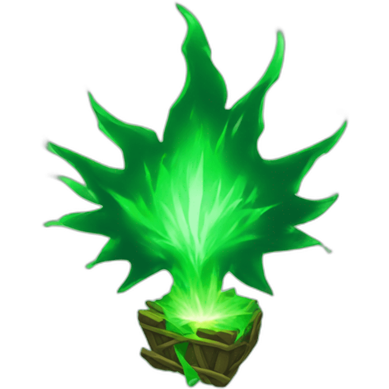 Green Spark Spell emoji