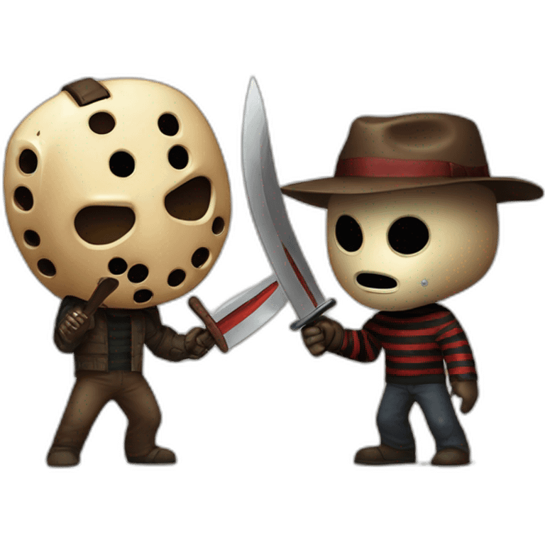 Jason voorhees vs Freddy Krueger emoji