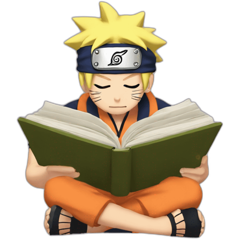 Naruto Usumaki reading emoji