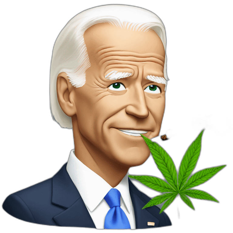 Joe biden smoking weed emoji