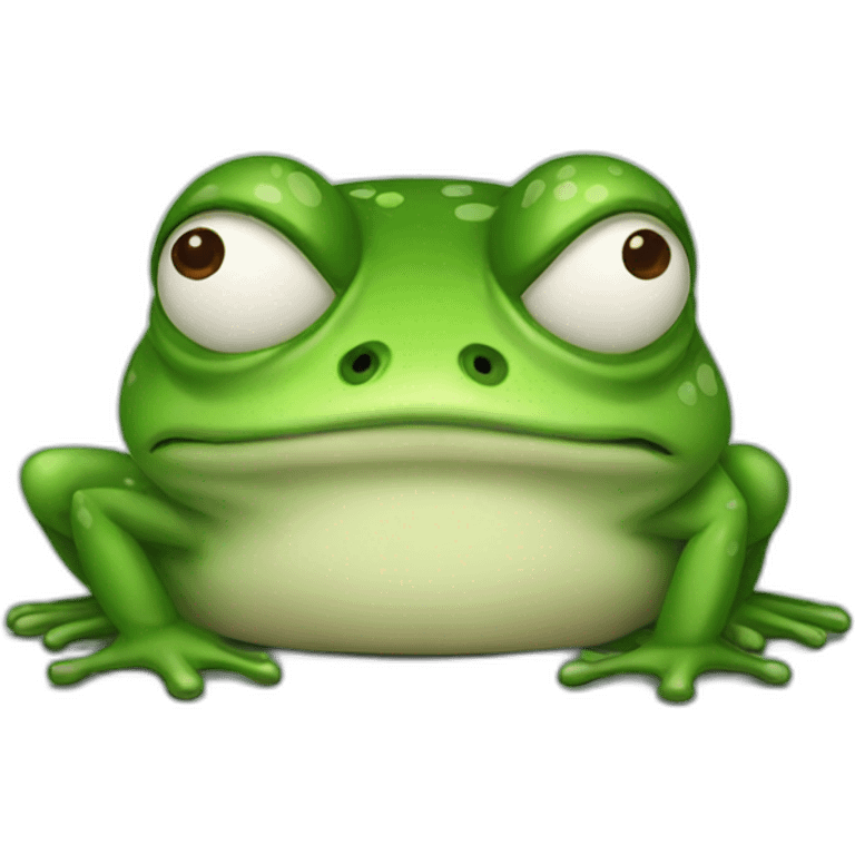 angry frog emoji