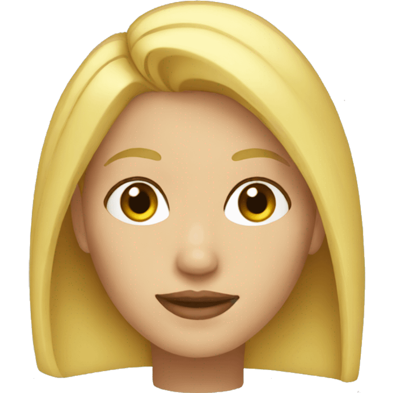 blonde woman emoji