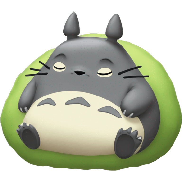 totoro sleeping emoji