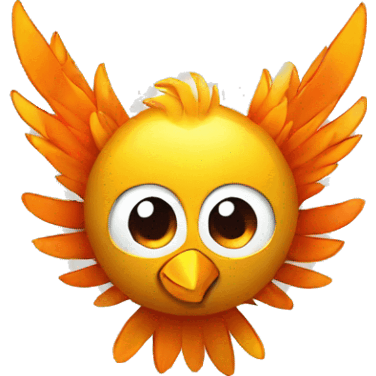 Fenix con corona emoji