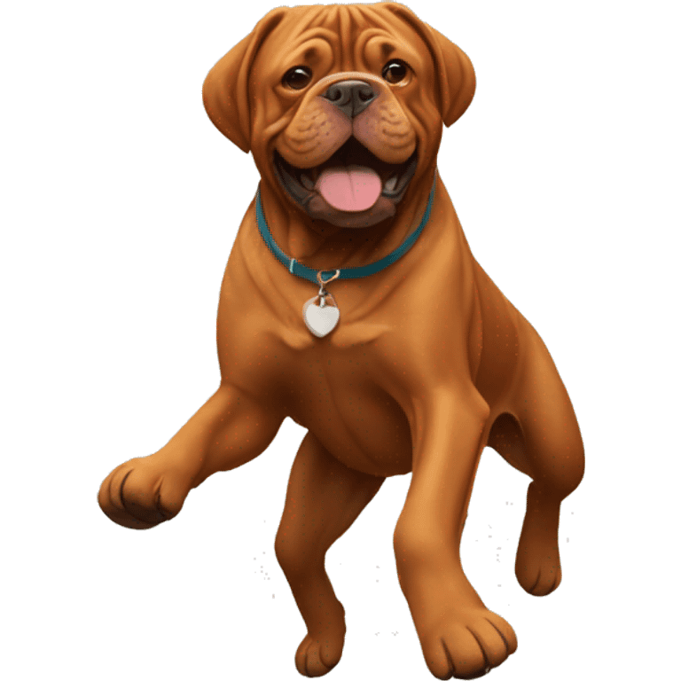 French mastiff dancing emoji