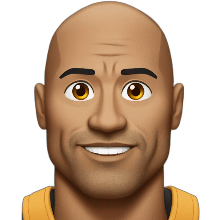 The rock avec le sourcil levé emoji