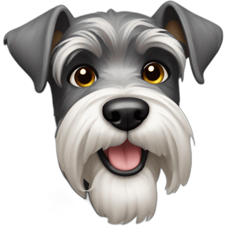 Schnauzer dog emoji