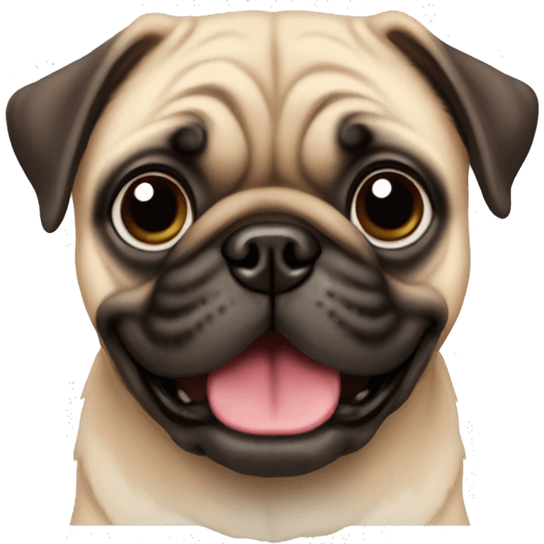 Dog pug emoji