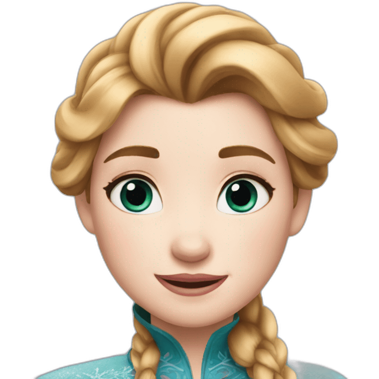 Anna from frozen emoji