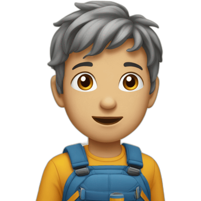 Enfant qui parle trop et qui est énervant  emoji