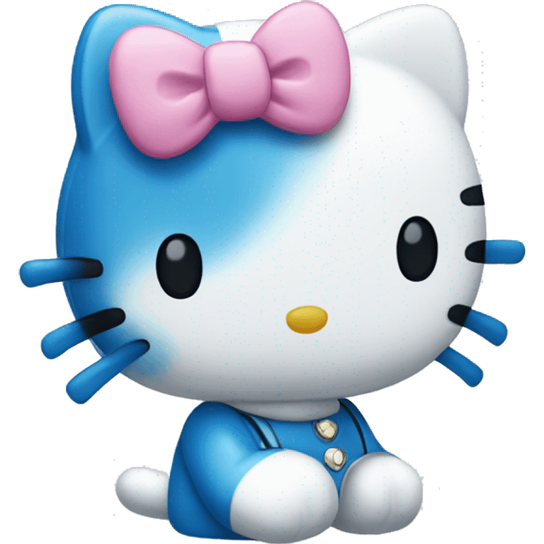 Hello kitty blue 💙 emoji