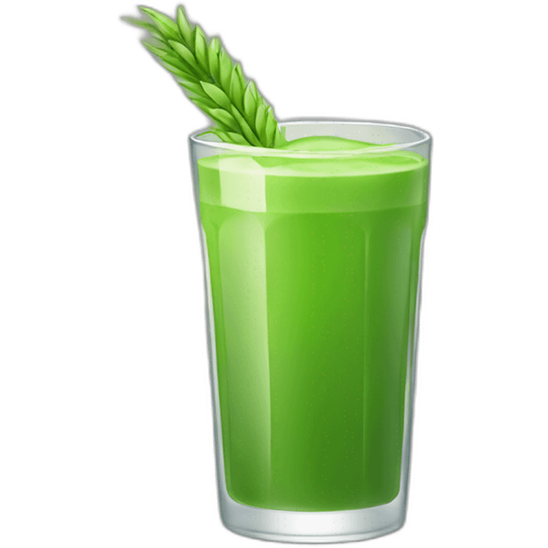 green wheat juice emoji